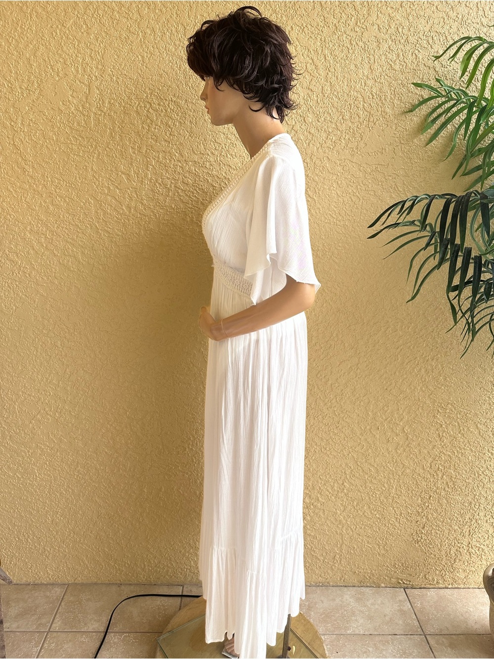 Bailey Blue designs white Cottagecore maxi dress - Picture 5 of 10